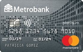Metrobank Platinum Mastercard® .